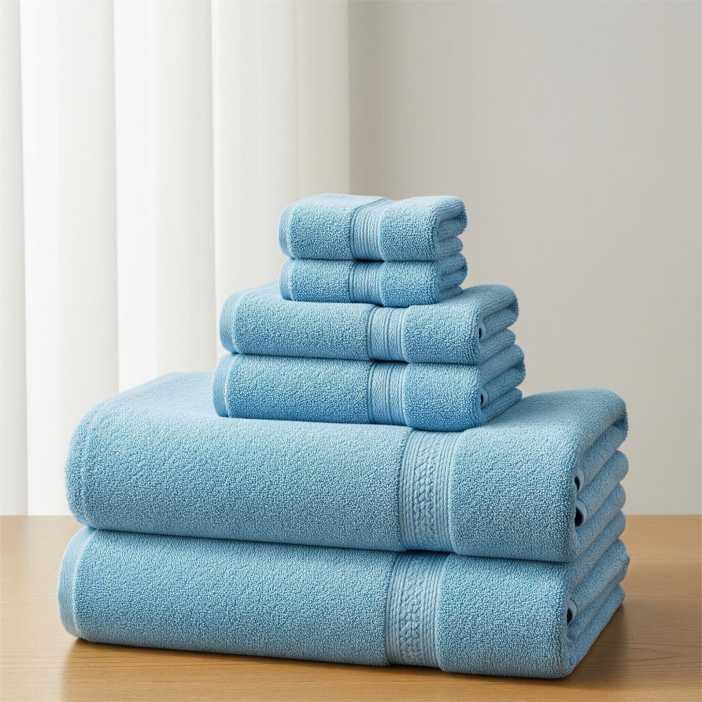 Pack of 6-Navy Nest Towel